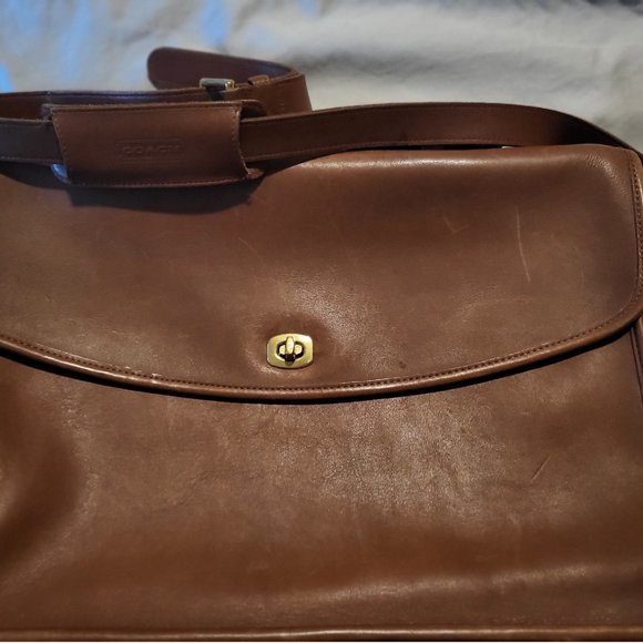 Coach Messenger Bag Leather, Never been used - Picture 1 of 7